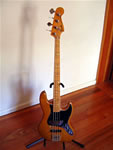 This is my beloved 1975 Fender Jazz Bass.